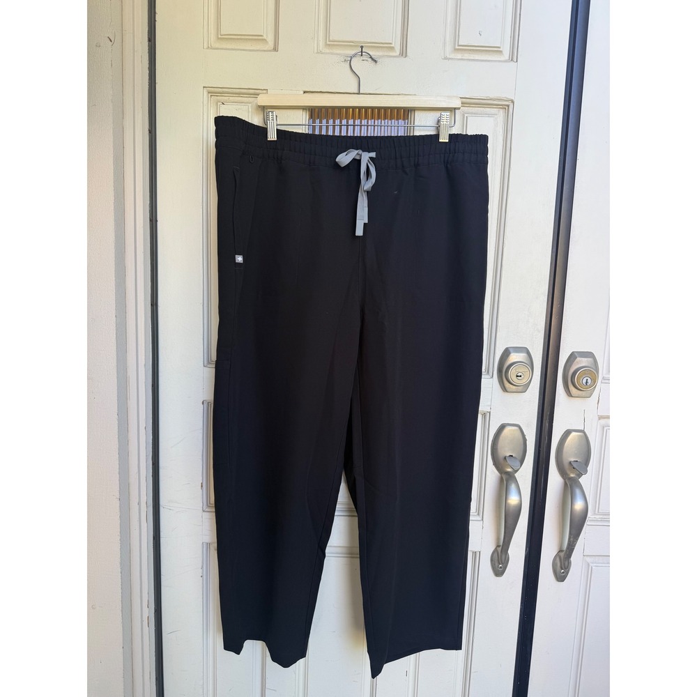 FIGS Sheridan Barrel Scrub Pants Black PO 5807 Size XXL NEW
